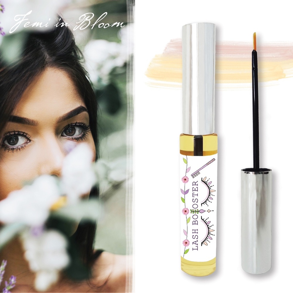Organic Lash & Brow Growth Booster Serum / Liner Brush Style